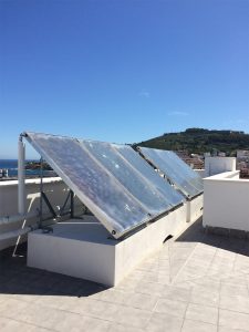 instalación energía solar térmica